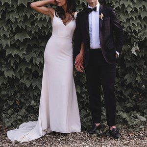 Sarah Seven Belmont Gown (professionally cleaned)